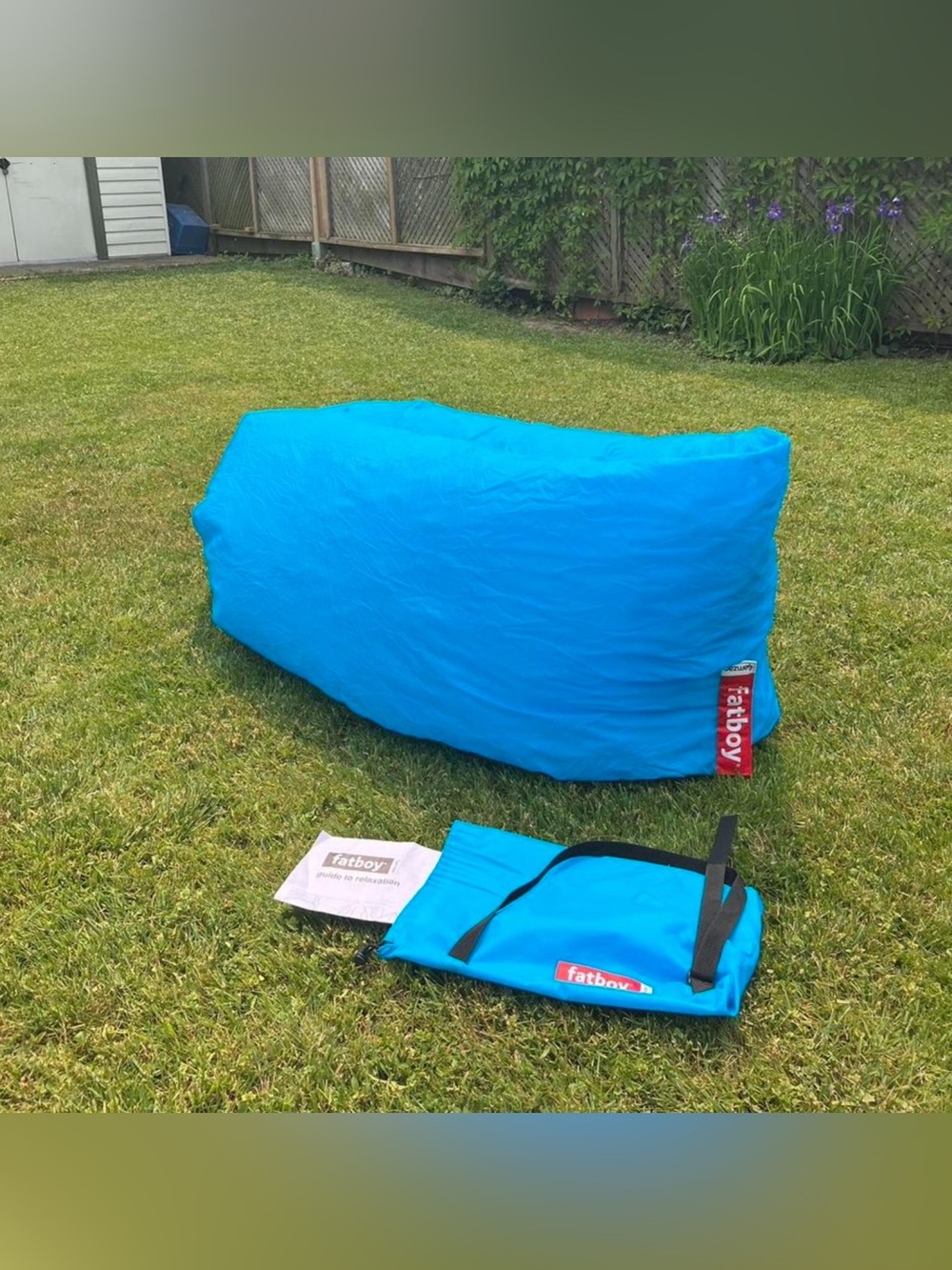 Blue Inflatable fatboy